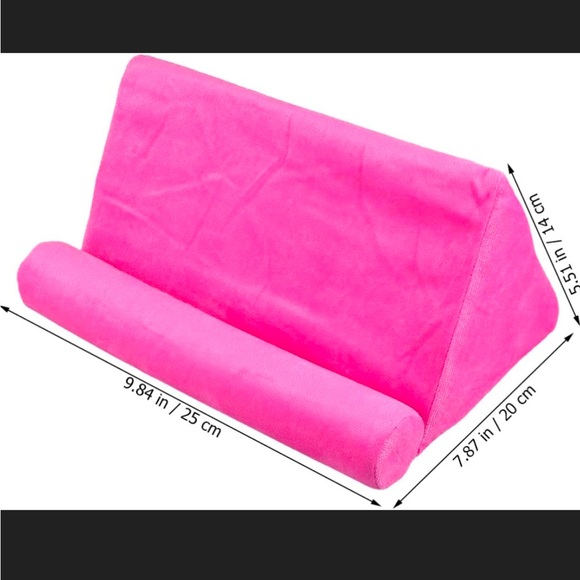 NWOT Hello Plush Tablet Holder in Magenta-O/S - Picture 4 of 7